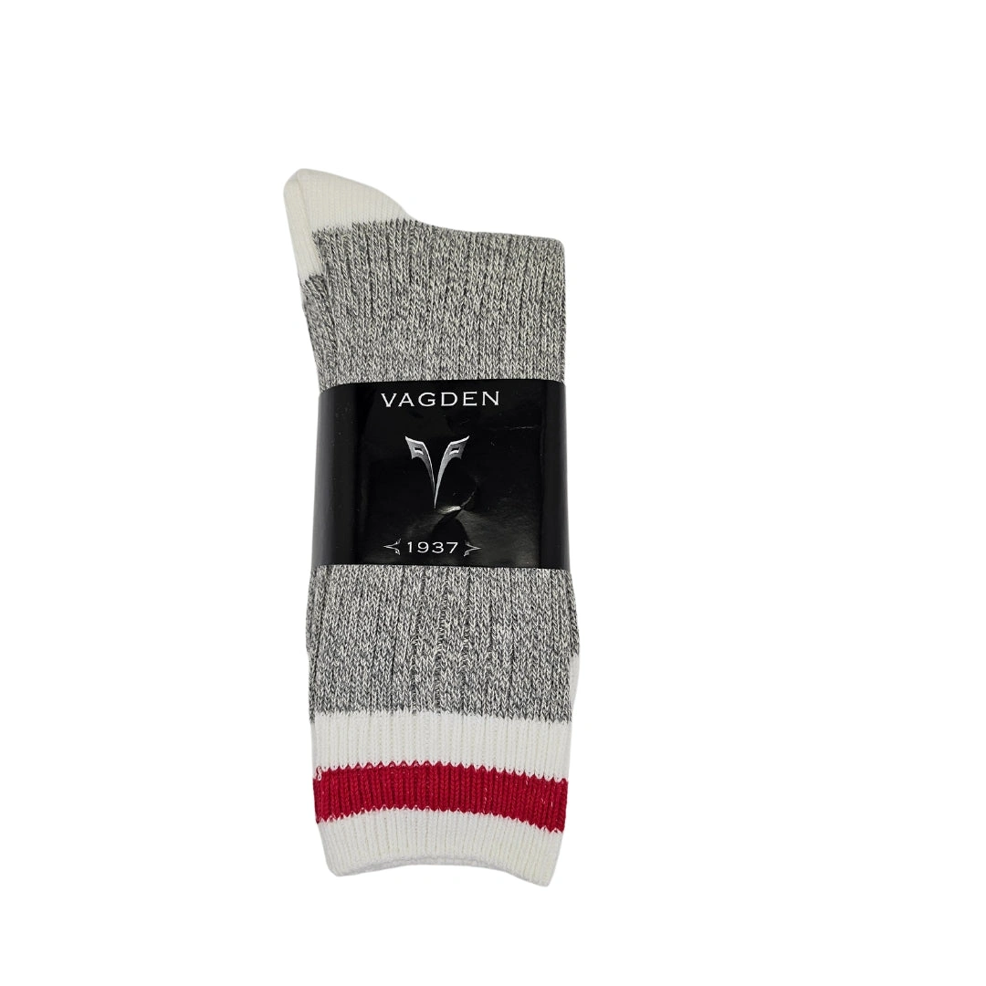 Vagden Crew Socks: Cozy Cotton Comfort for Every Adventure (2 Pairs)